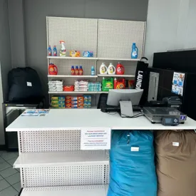 Wash And Fold Counter